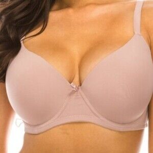 Jennifer Intimates Full Coverage Mauve  Underwire 40D Bra NWT